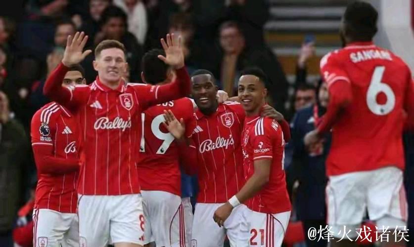 英超第16轮热刺客场0-3不敌诺丁汉森林 热刺16场6胜4平6负